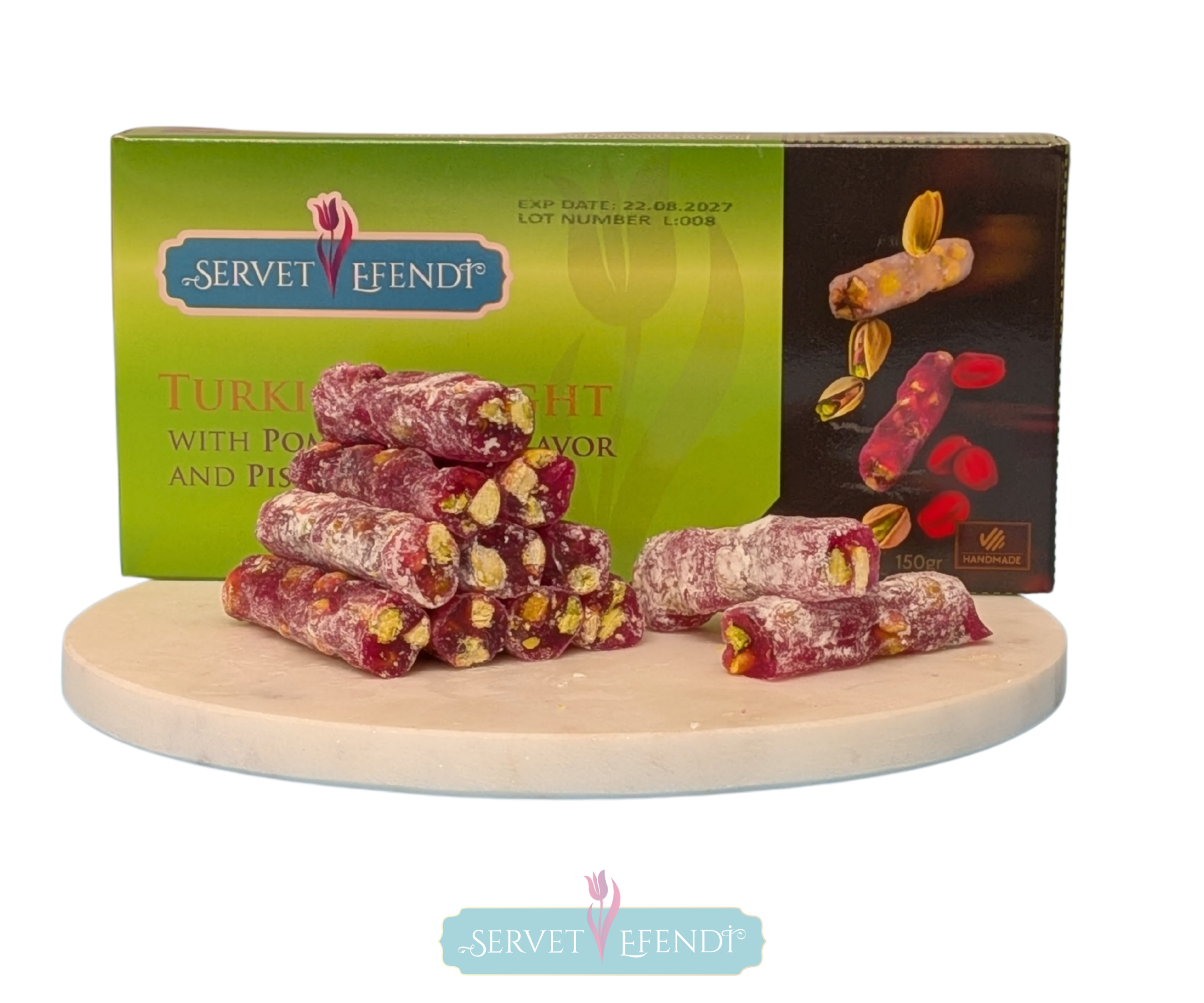 KUTU-P150 P.Ş NARLI PARMAK LOKUM AMBALAJLI KUTUDA - Görsel 1