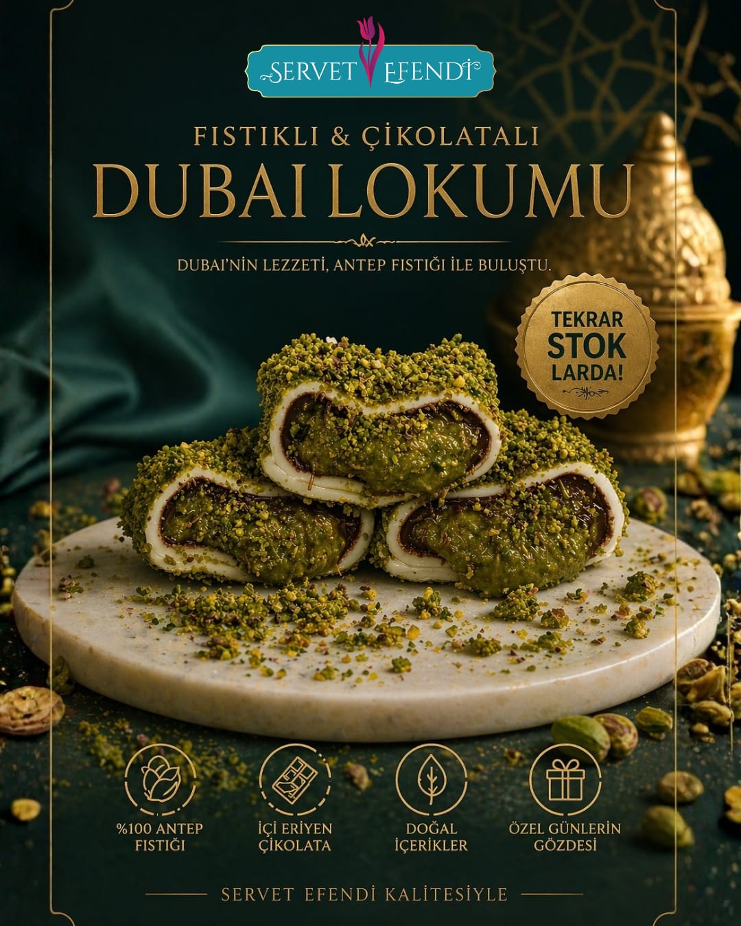 DUBAİ_LOKUM Taze El Yapımı Dubai Lokumu (Özel İndirimli) - Görsel 1